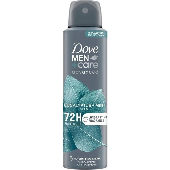 Dove Men+Care Advanced 72h Antiperspirant Spray Eucalyptus & Mint 150ml
