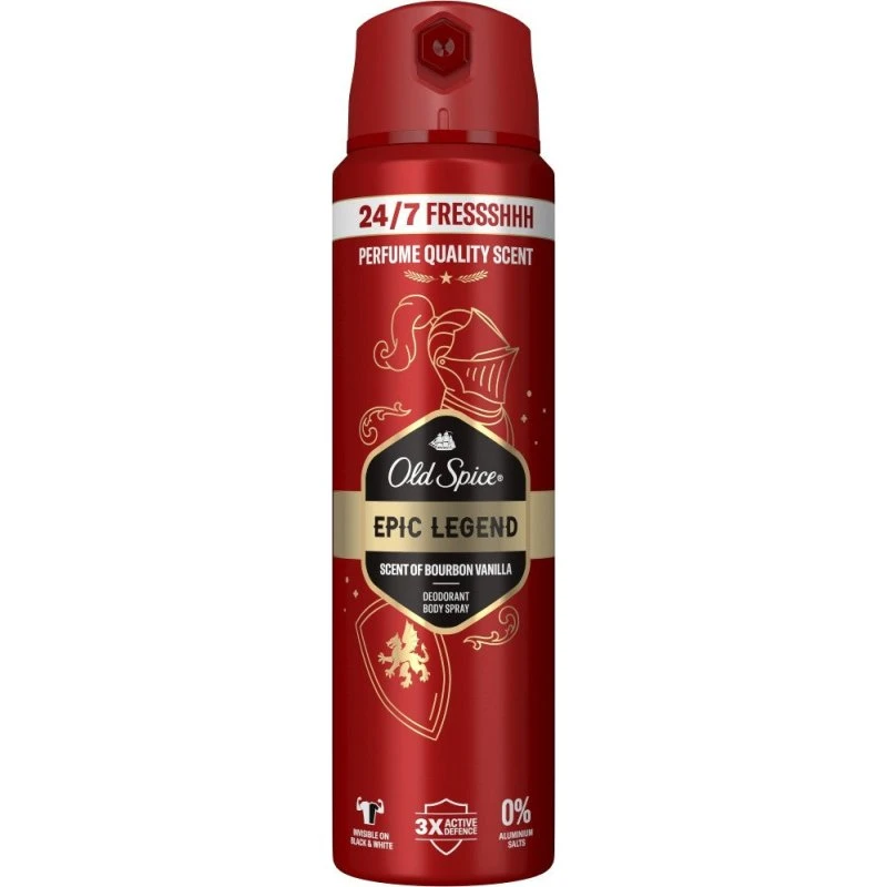 Old Spice Epic Legend Deodorant Spray til Mænd 150ml