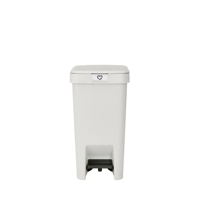 Brabantia StepUp Pedalspand 10L - Lysegrå (91% genanvendt plast)