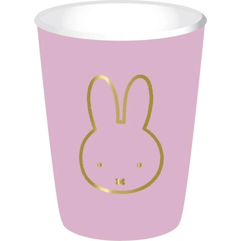 Haza Miffy Papkrus Lyserød - 8 stk. (250 ml)