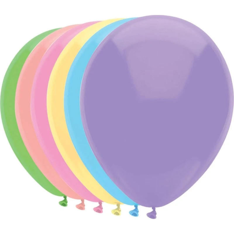 Haza Witbaard Pastel Balloner - 10 stk. - 30 cm