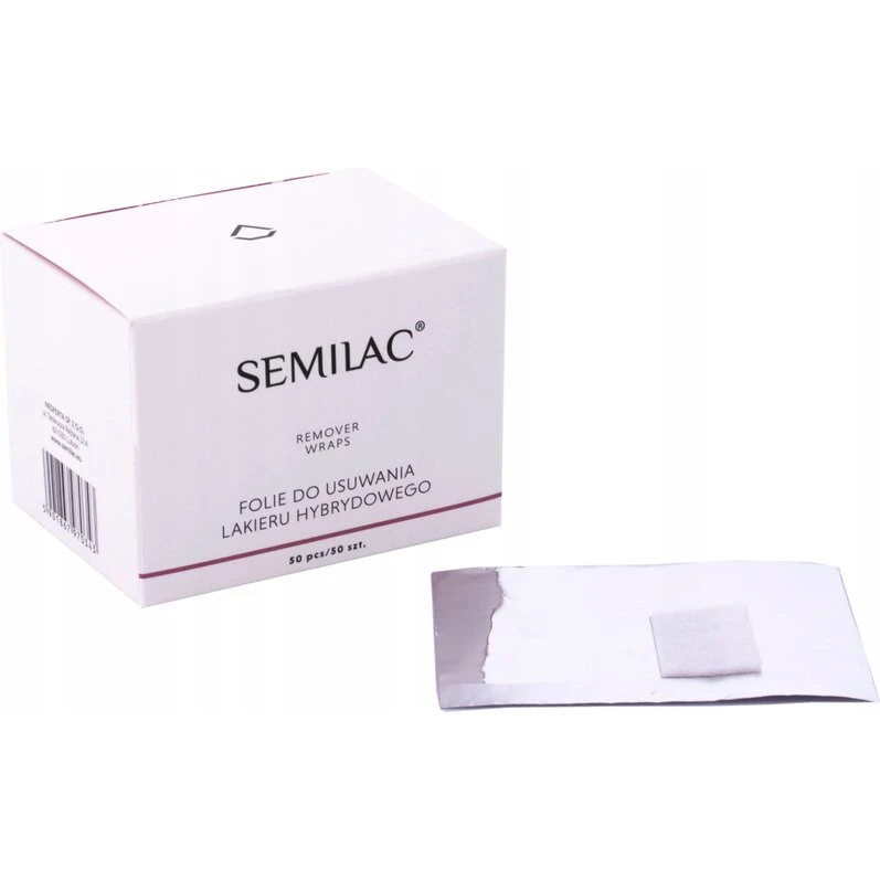 Semilac Remover Folie Wraps - 50 stk