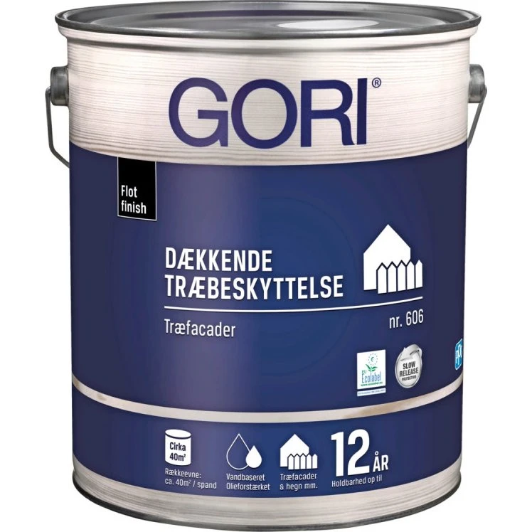 Dyrup Gori 606 Træbeskyttelse - Antracit Ral 7016 - 5 L