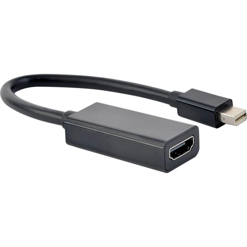 Cablexpert Mini DisplayPort til HDMI adapter, 15 cm, Sort