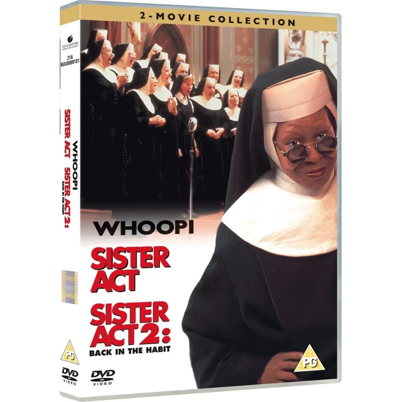 Halløj i klostret 1+2 (2 DVD) - Sister Act & Sister Act 2