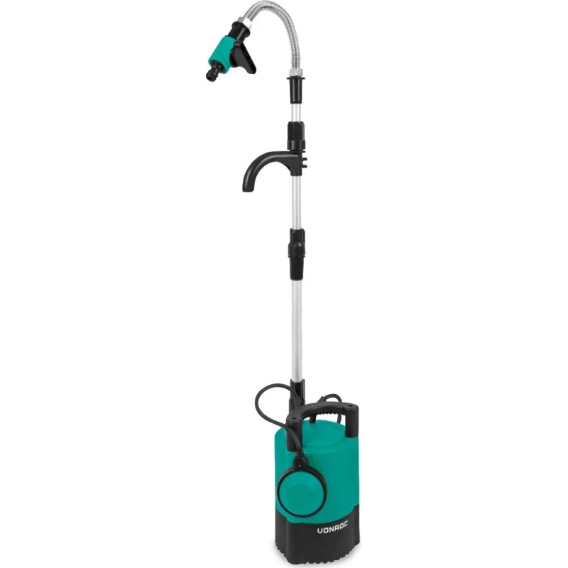VONROC Regnvandspumpe 400W - 5200 lt/t med Flydekontakt