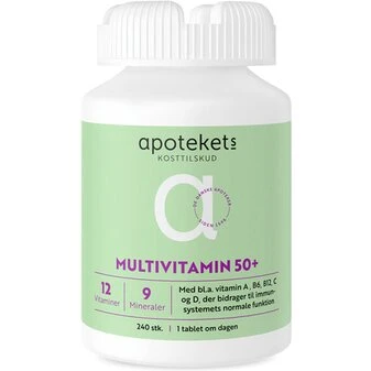 Apotekets Multivitamin 50+ 240 stk