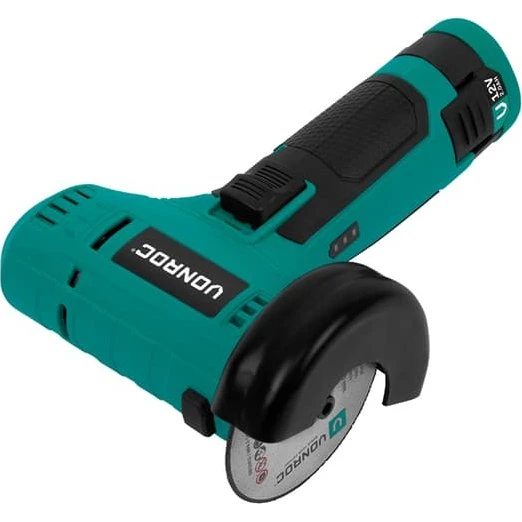 VONROC 12V Akku Mini Vinkelsliber 76mm inkl. batteri og oplader