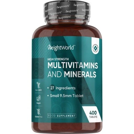 WeightWorlds Multivitaminer & Mineraler, 365 tabletter