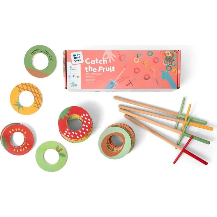 BS Toys Catch the Fruit - Fang frugten spil med 31 dele