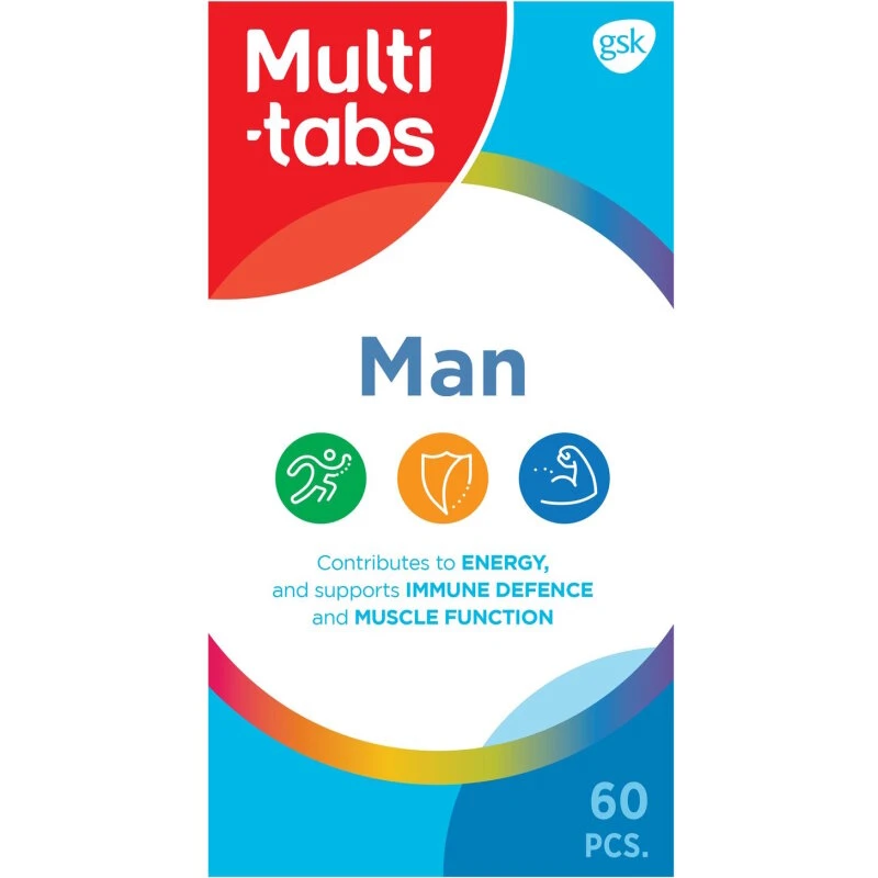 Multi-tabs Man 60 tabletter