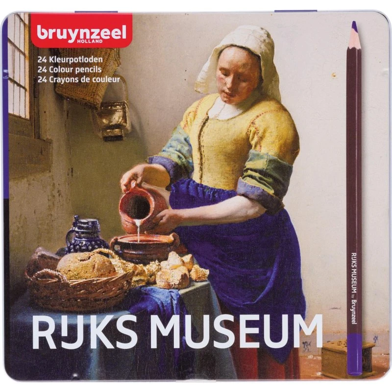 Bruynzeel Rijksmuseum Farveblyanter, 24 stk.