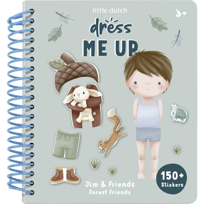 Little Dutch Dress up Sticker book Jim Forest Friends