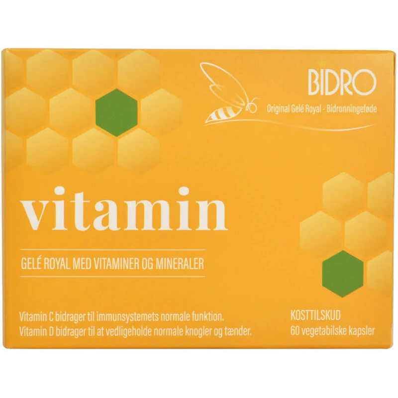 Bidro Vitamin 60 vegetabilske kapsler