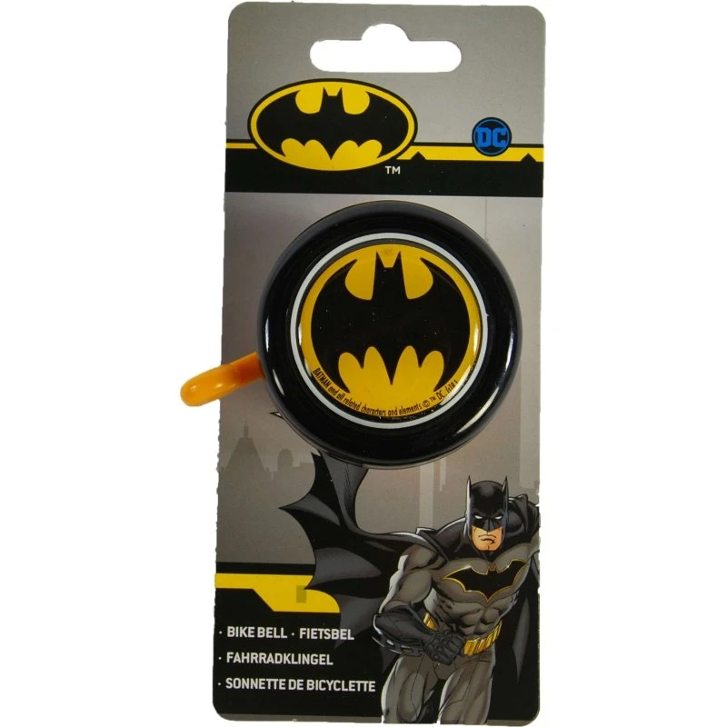 Volare Batman Ringeklokke - Sort/Gul