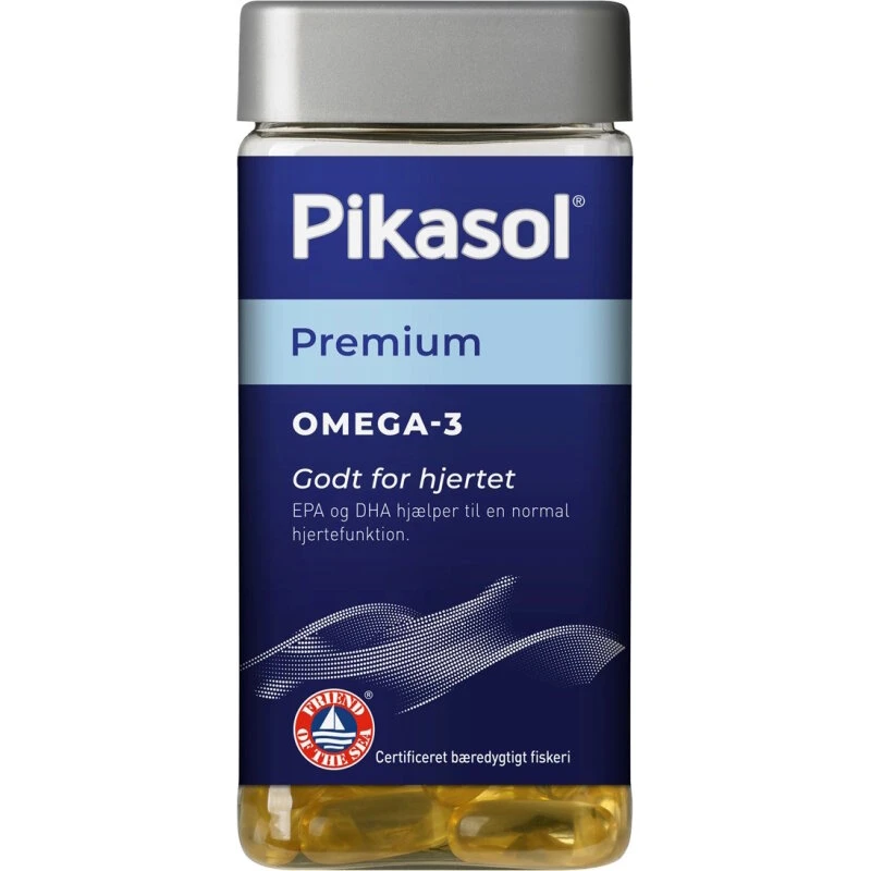 Pikasol Premium Omega-3, 140 kapsler