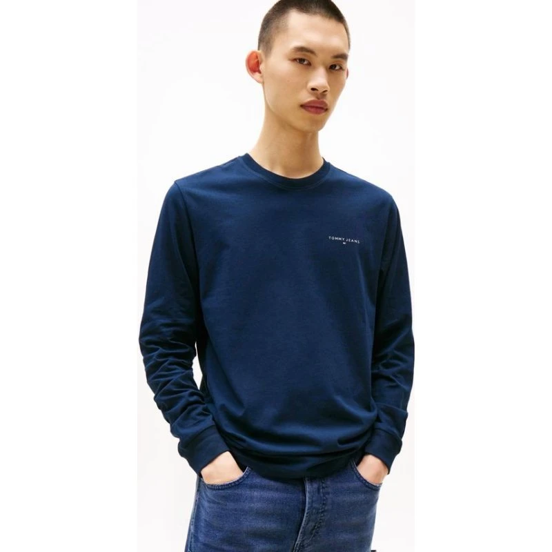 TJM Slim Chest Linear LS Tee Ext