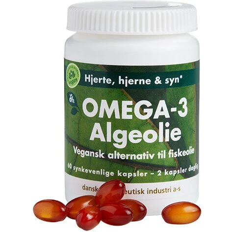 DFI Vegan Omega-3 Algeolie 60 kaps.