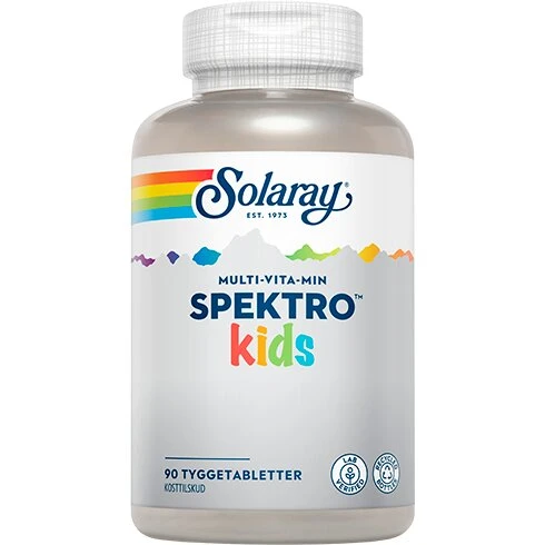 Solaray Spektro Kids Multi-Vita-Min 90 tyggetabletter