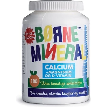 New Nordic Børnemineral Appelsin 180 tyggetabletter