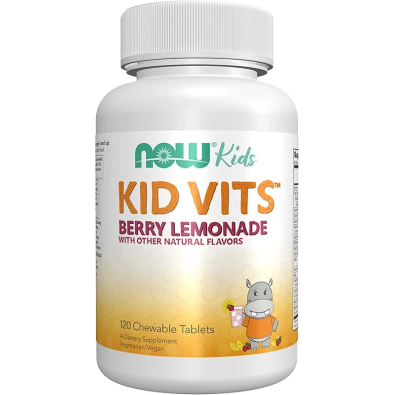 NOW Kid Vits Berry Blast 120 tyggetabletter
