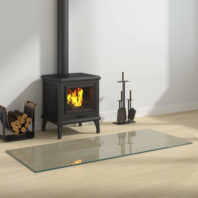 vidaXL Pejs glasplade Transparent 120 x 50 cm
