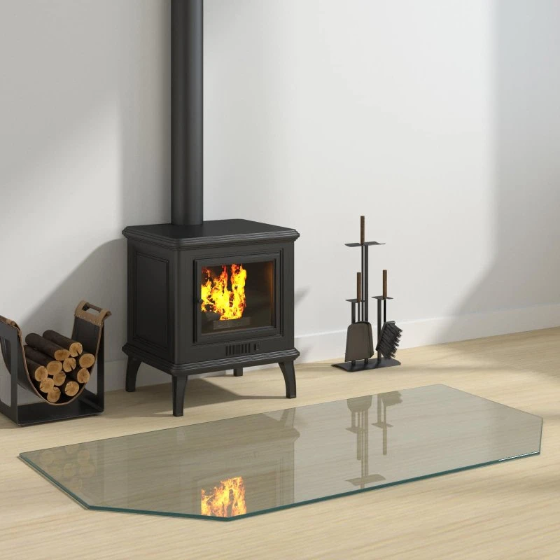 vidaXL Pejs glasplade Transparent 120 x 60 cm