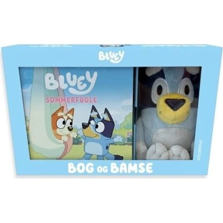 Bluey - Gaveæske med bog og bamse