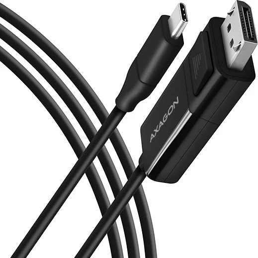 Axagon RVC-DPC USB-C til DisplayPort kabel, 1,8m, 4K/60Hz
