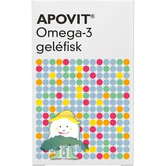 Apovit Omega-3 geléfisk 30 stk