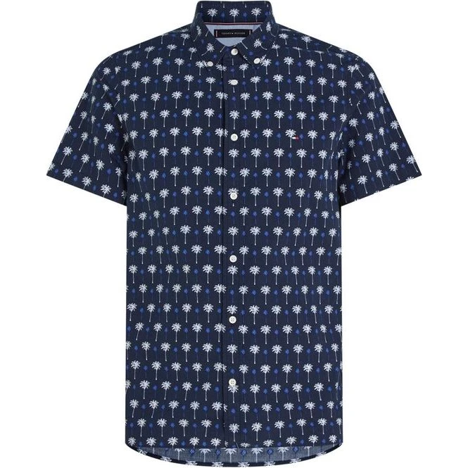 Mini Palm Print SF Shirt S/S