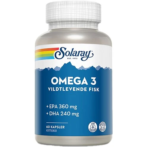 Solaray Omega-3 60 kapsler (360 mg EPA / 240 mg DHA)