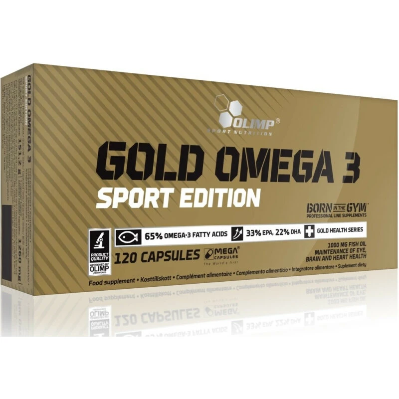 Olimp Gold Omega 3 Sport Edition 120 kapsler