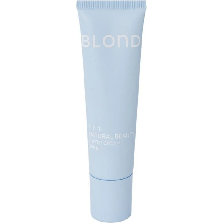 Blondesister 2 i 1 Natural Beauty Farvet Creme SPF 15 - Lys (30 ml)