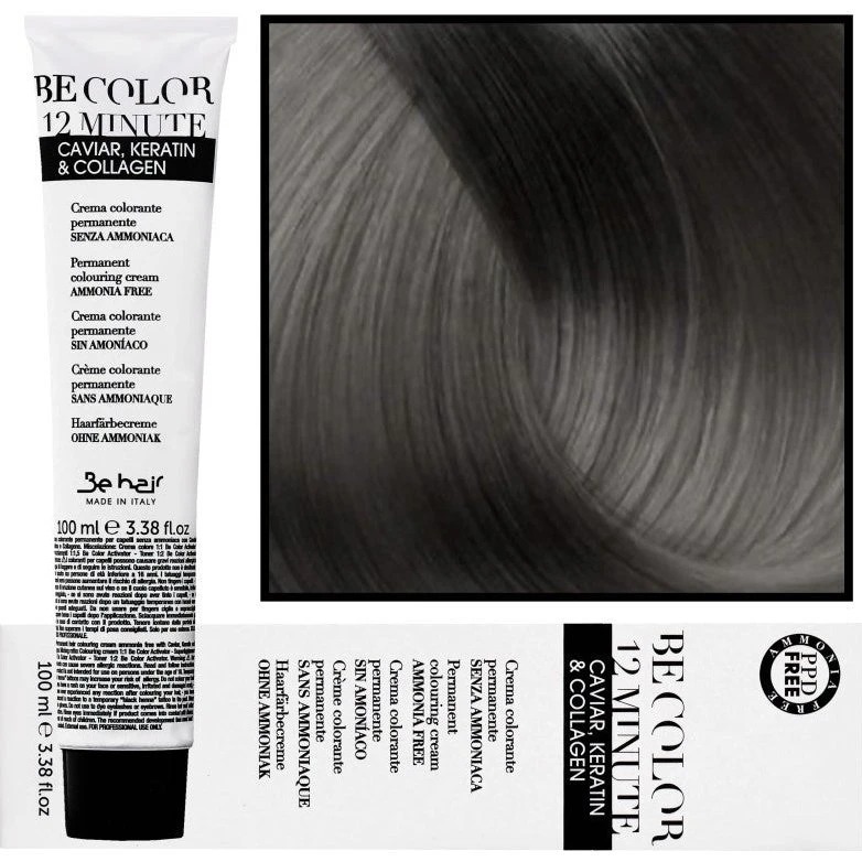 Be Hair Be Color Hårfarve 1,0 Sort 100ml (12 min)