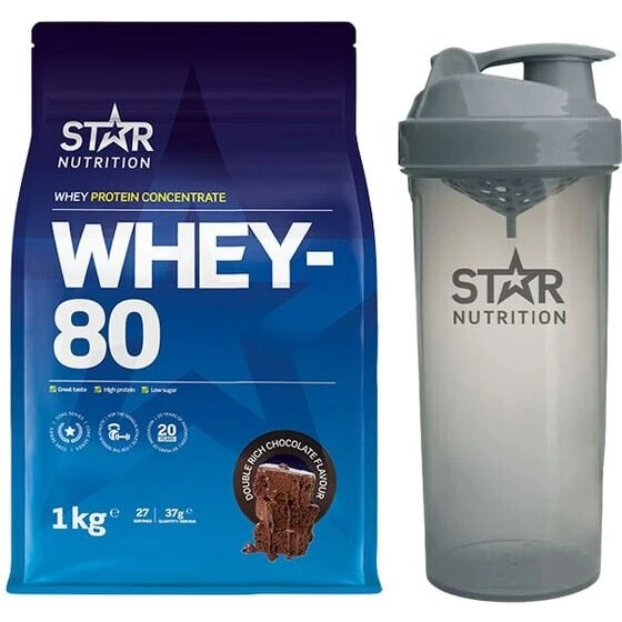 Star Nutrition Whey-80 valleprotein 1 kg