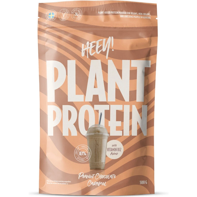 Heey! Vegan Plant Protein Peanut Chocolate Caramel 500 g