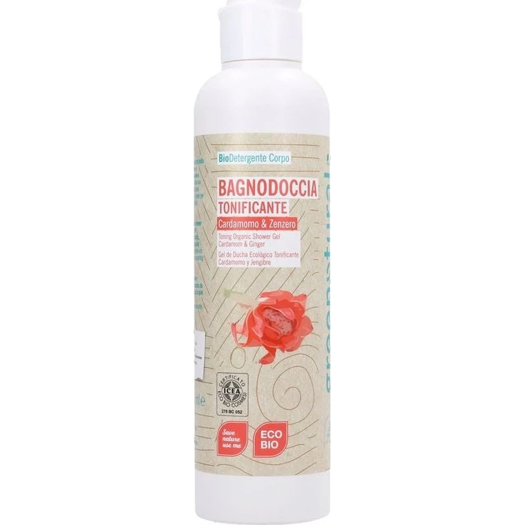 Greenatural Kardemomme og ingefær toning shower gel 250 ml