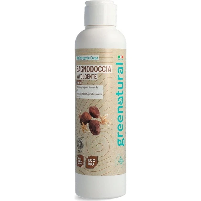Greenatural Havre og Sheasmør Nærende Shower Gel 250ml