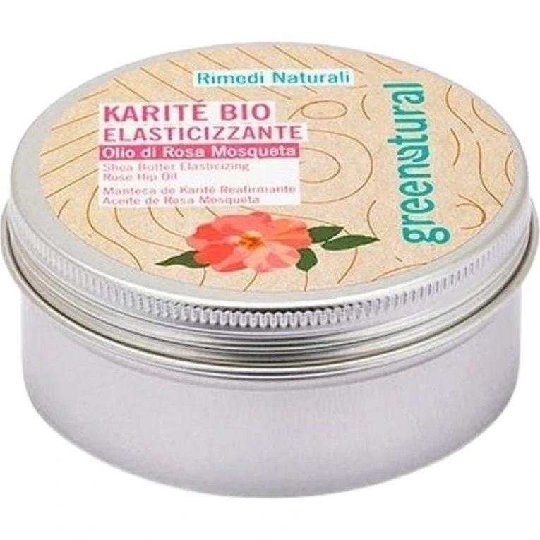 Greenatural Økologisk Sheasmør med Hybenolie, 100 ml