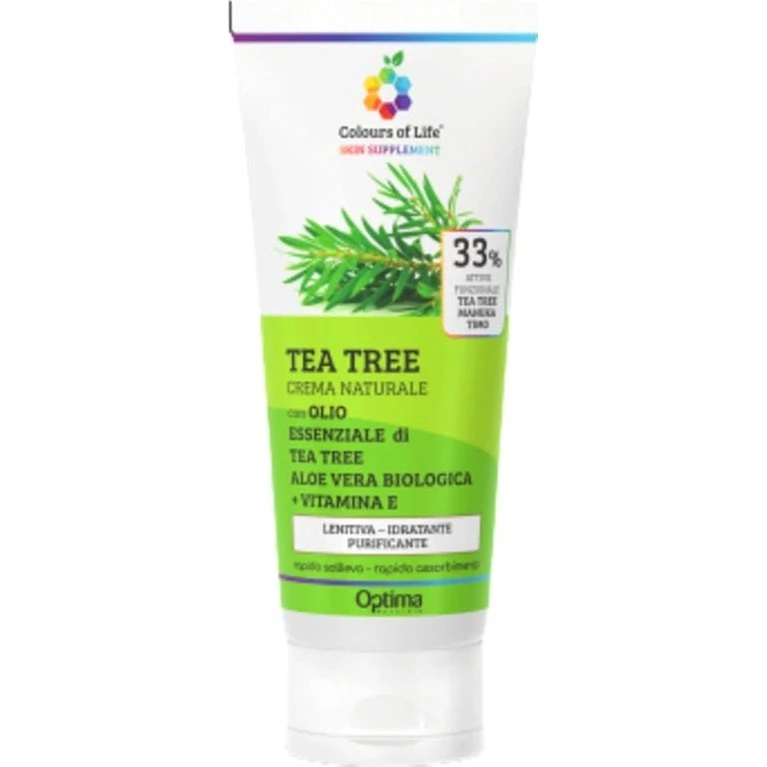 Optima Naturals Colors of Life Tea Tree Hudcreme, 100 ml