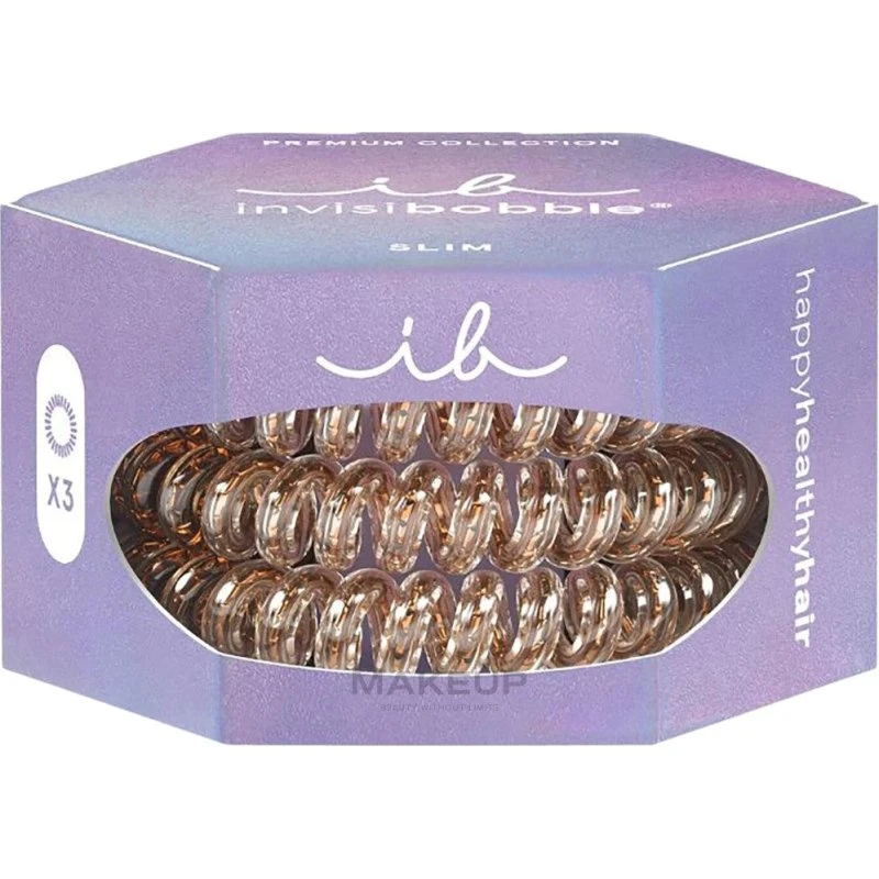 Invisibobble Slim Premium Trio - Bronze Me Pretty