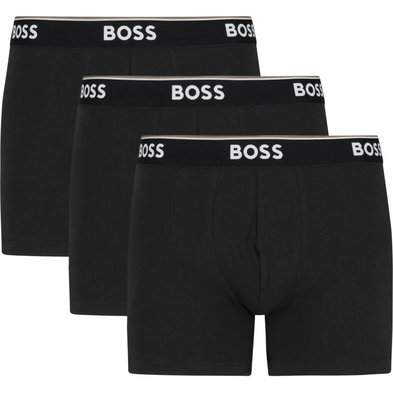 BOSS Power 3-pak Boxer Briefs - Sort, Str. L