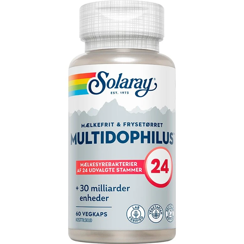 Solaray Multidophilus 24 – 60 vegetabilske kapsler