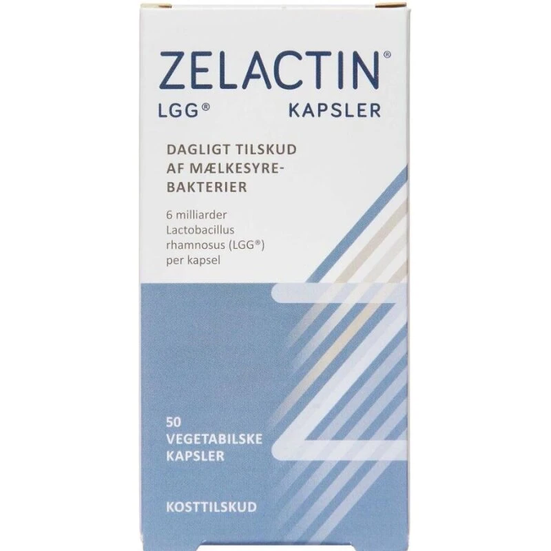 Zelactin kapsler 50 stk – 6 mia. Lactobacillus rhamnosus LGG