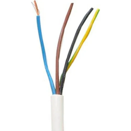 Plastkappeledning H05 vv-f 4G1,50 sort 50m