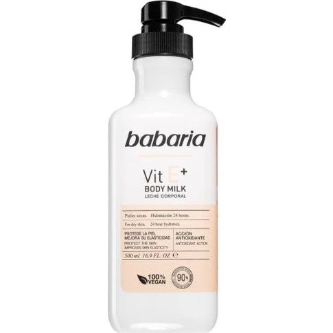 Babaria E-vitamin kropsmælk 500 ml
