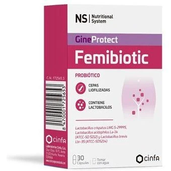 NS Gineprotect Femibiotic, 30 kapsler