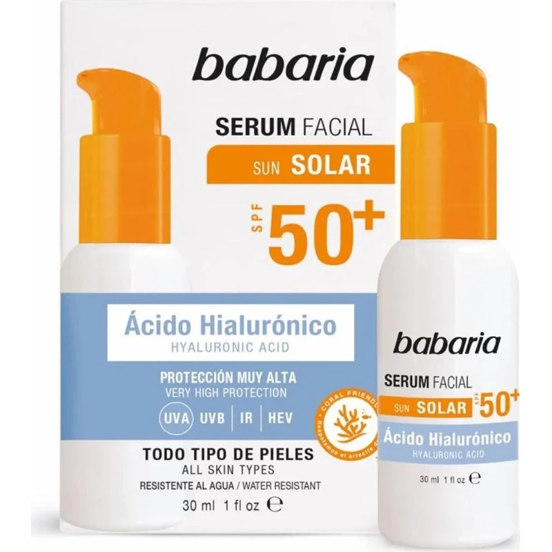 Babaria Solar Hyaluronic Acid Facial Serum SPF50 30 ml
