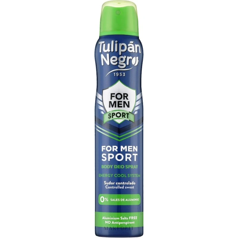 Tulipán Negro Deodorant Spray til mænd, 200ml